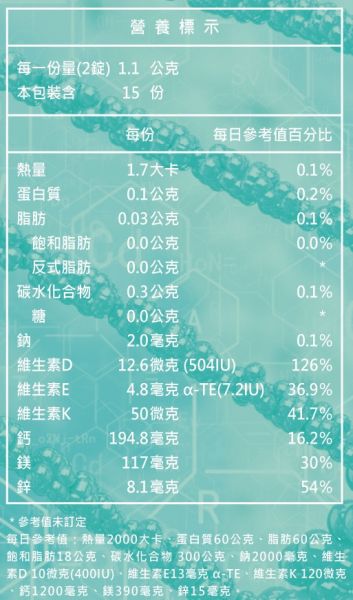 美神契約-美神挺E鈣+D+K2+鎂+鋅 鈣,維生素,礦物質,長高,鈣質補充