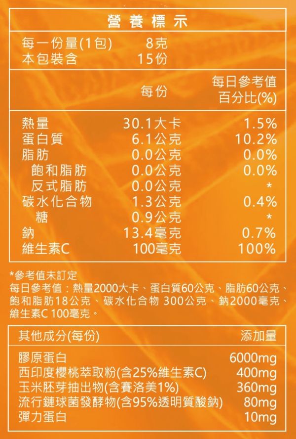 限量飛天小女警系列＿MSPP膠原蛋白(百香果口味) MSPP膠原蛋白,魔晶球,美白,防曬,美神,膠原,MSPP,百香果