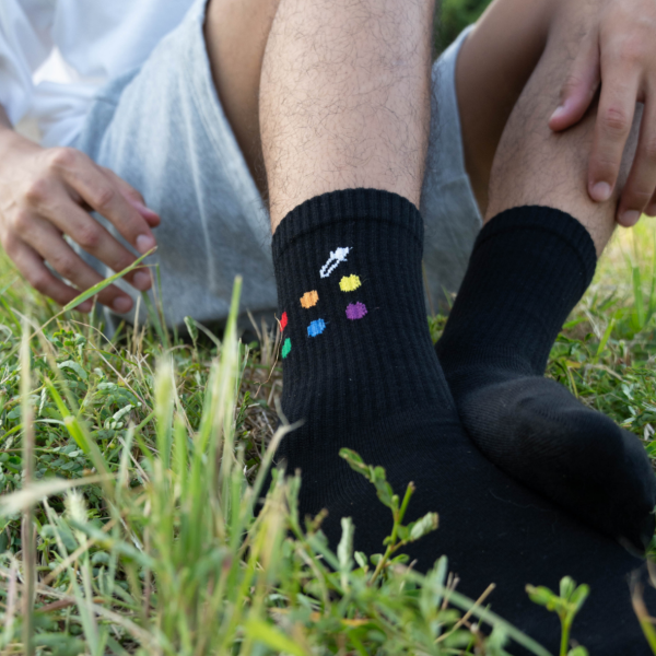 【黑襪】彩虹滴管 