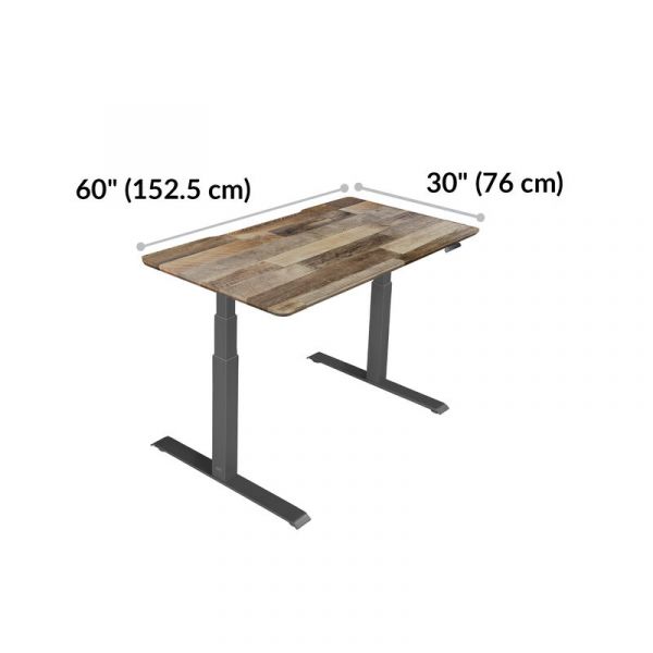 vari永續健康電動升降桌 (鄉村風/L) 記憶升降桌,電動升降桌,電控升降桌,自動升降桌,按壓式升降桌,升降式工作桌,居家辦公,在家工作,人體工學,雙馬達,桌子