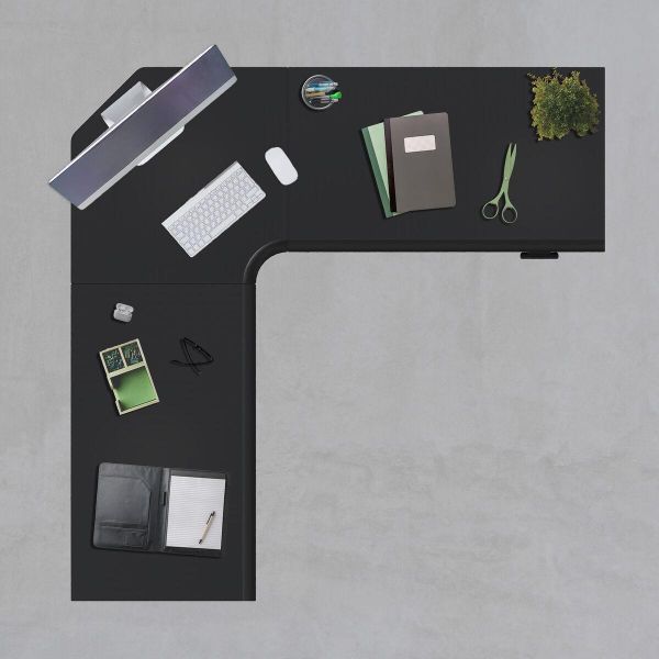L 型電動站立式辦公桌 80x80 Vari;電動升降桌;L型辦公桌;辦公桌;站立辦公