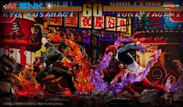 【補款】SNK正版授權·Revive Studio 起點 《拳皇'97》八神庵vs草薙京 雕像 SNK正版授權,·Revive Studio, 起點 《拳皇'97》,八神庵,vs,草薙京 雕像