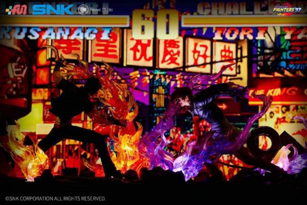 【補款】SNK正版授權·Revive Studio 起點 《拳皇'97》八神庵vs草薙京 雕像 SNK正版授權,·Revive Studio, 起點 《拳皇'97》,八神庵,vs,草薙京 雕像