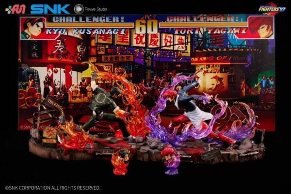 【補款】SNK正版授權·Revive Studio 起點 《拳皇'97》八神庵vs草薙京 雕像 SNK正版授權,·Revive Studio, 起點 《拳皇'97》,八神庵,vs,草薙京 雕像