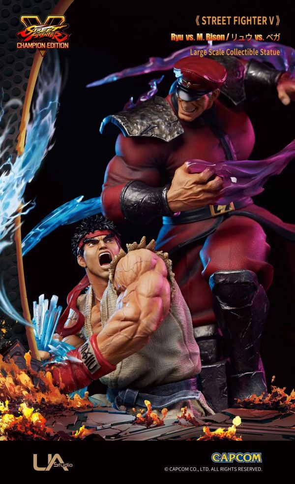 【預購】正版授權《快打旋風V》隆VS.維加（Ryu vs. M.Bison）『UNiQUE ART』 模型,  GK, 代理, 模型, 雕像, 玩具, 動漫, 周邊,
工作室, 正版授權, 電影, 美漫, 日漫, 漫畫, 海賊王,
七龍珠, 漫威, DC, 咒術迴戰, 五條悟, 火影忍者, 曉組織, 原創, 盒玩, 女角, 設計師玩具, 預購, PVC, 開箱, 鬼滅之刃, 女角, 魯夫, 索隆, 灌籃高手, 迪士尼, 現貨, 代購, 蠟筆小新, 變皮, 寶可夢, HEX, 精靈社, 一拳超人