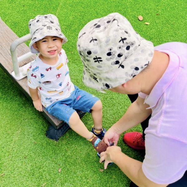 小清新雙面漁夫帽 漁夫帽,親子穿搭,兒童帽,夏天必備