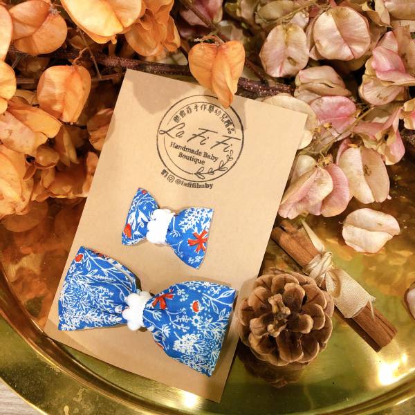 【媽咪寶寶親子髮飾】藍色花園系列 寶寶髮飾,親子髮飾,寶寶髮夾