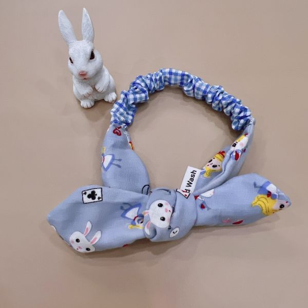 【圍兜髮帶組】甜夢愛麗絲 可選禮盒包裝代寫卡片 彌月禮盒,新生兒禮物首選,寶寶髮帶,寶寶圍兜