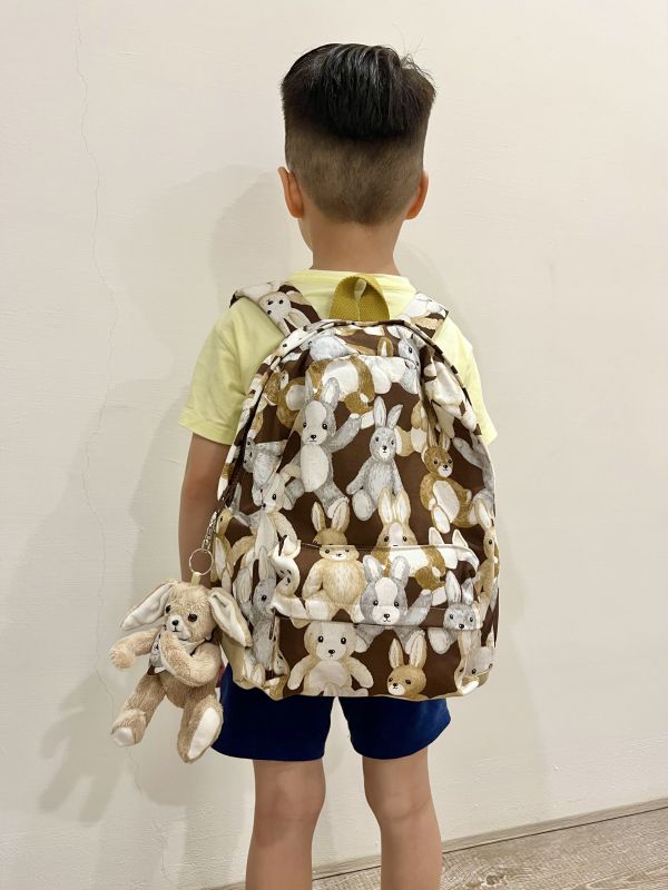 Mocha Rabbit Handmade Backpacks kids backpack