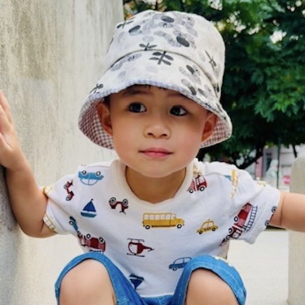 小清新雙面漁夫帽 漁夫帽,親子穿搭,兒童帽,夏天必備