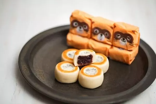 狸貓溫泉饅頭 綜合 9入 狸貓溫泉饅頭,抹茶,草莓,紅豆,點心,禮品