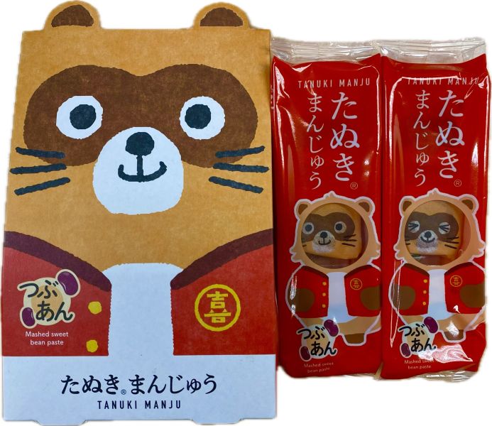 狸貓溫泉饅頭 6入 狸貓溫泉饅頭,紅豆,點心,禮品