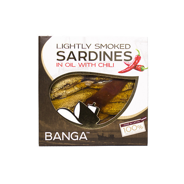 Banga油漬煙燻沙丁魚罐頭(辣味) Banga,油漬煙燻沙丁魚罐頭,辣味,吐司料理,早餐推薦