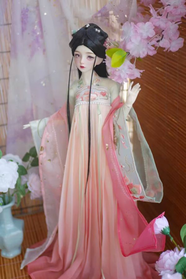 工期中【團購】可分期！錦花垂露 bjd 古風娃衣 【團購】可分期！錦花垂露 bjd 古風娃衣