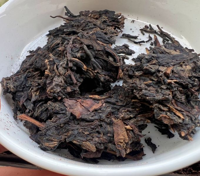 老烏山古樹普洱(2003,茶餅拆散) 茶葉,普洱,茶園,雲南,茶,易錕茶堂,醇厚,老茶,老烏山