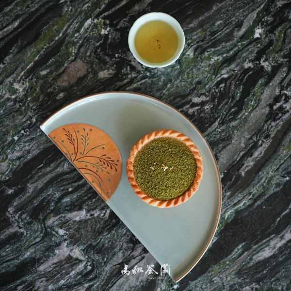 茶香白巧克力塔(4入) 紅玉巧克力塔,巧克力塔,易錕茶堂,金,健康食品,絲綢感,紅玉,茶,甜點,藝術性