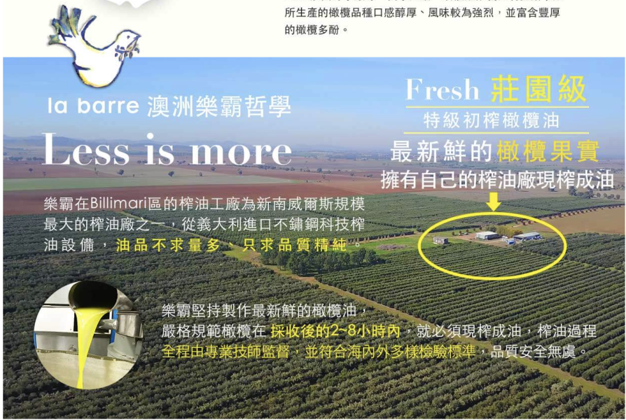 澳洲樂霸特級初榨橄欖油(首摘) 單瓶 易錕茶堂,油,頂級,健康,耐高溫,烹調,料理,護胃,食療,烏龍茶籽油,頂級,愛馬仕,好油,油,茶,烏龍,橄欖油,澳洲