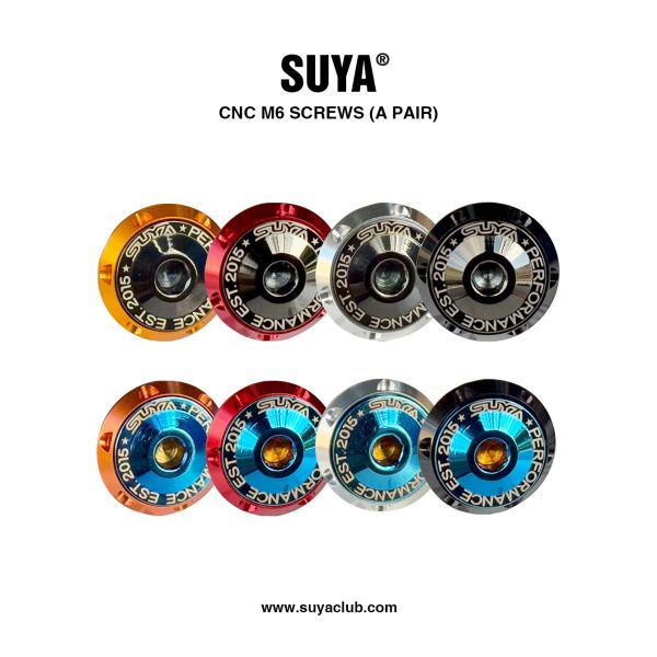 SUYA CNC M6 Screws (A Pair) 