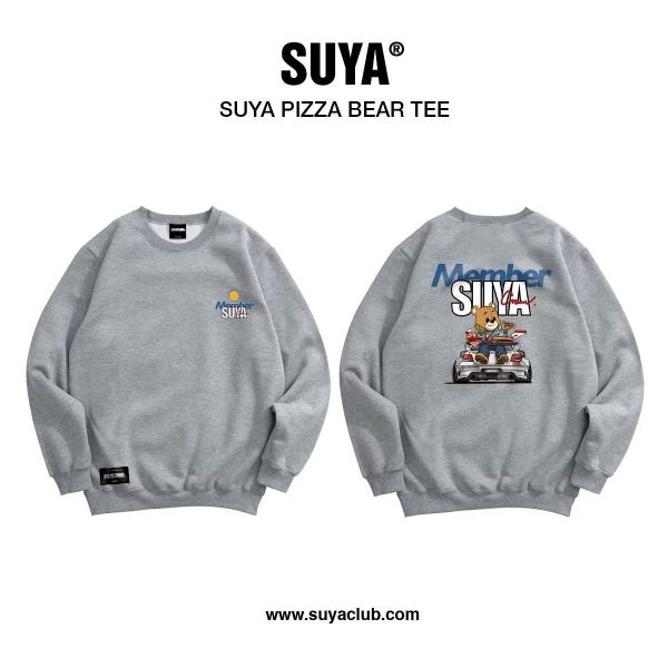 SUYA PIZZA BEAR Swearshirt 