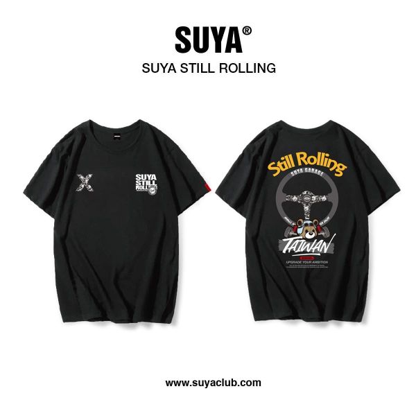 SUYA 極惡迷彩 涼感 寬版 短袖T恤 