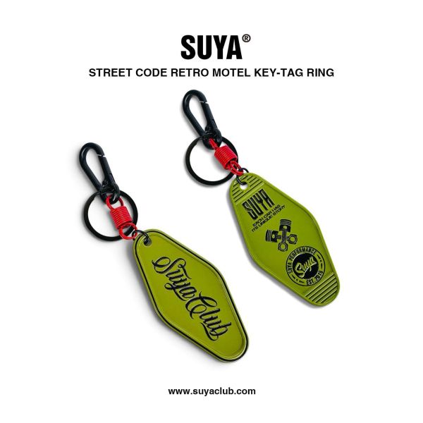 SUYA 街頭暗號復古鑰匙牌 