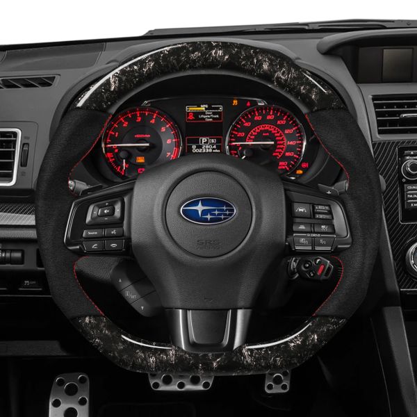 CEEHOR Steering Wheel (Forged Carbon) for 2014-2020 SUBARU WRX/STI/Levorg(VA/VAB/VM) 