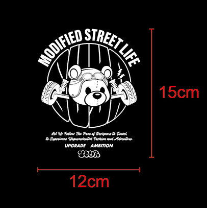 SUYA STREE BEAR Modified Street Life Car Sticker
