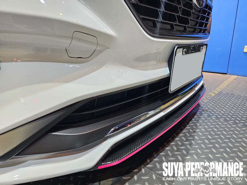 AXIS DRY CARBON FRONT UNDER SPOLIER (Double Layer) For 2023+ SUBARU WRX Wagon (VN) 