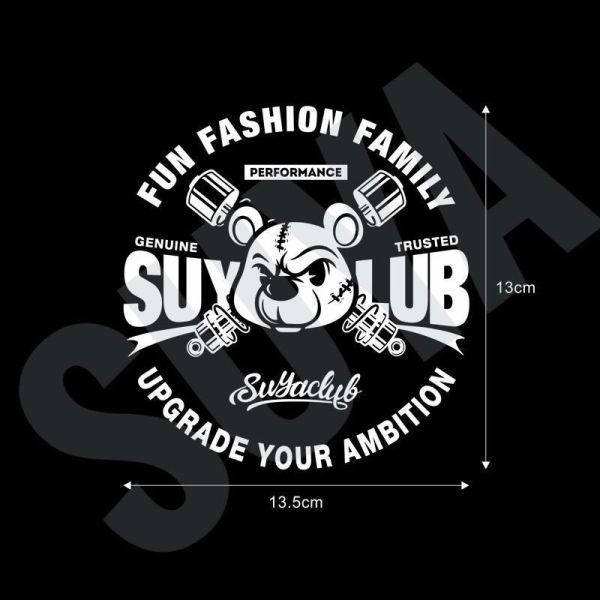 SUYA Bad Bear Car Sticker 