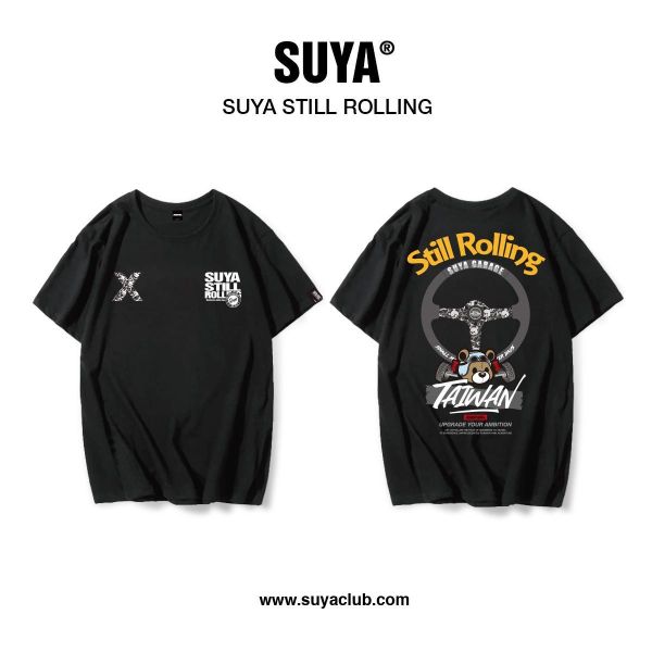 SUYA 極惡迷彩 涼感 寬版 短袖T恤 