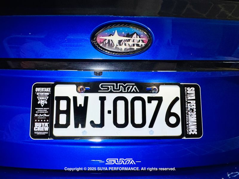 SUYA 車牌框- 指揮官 