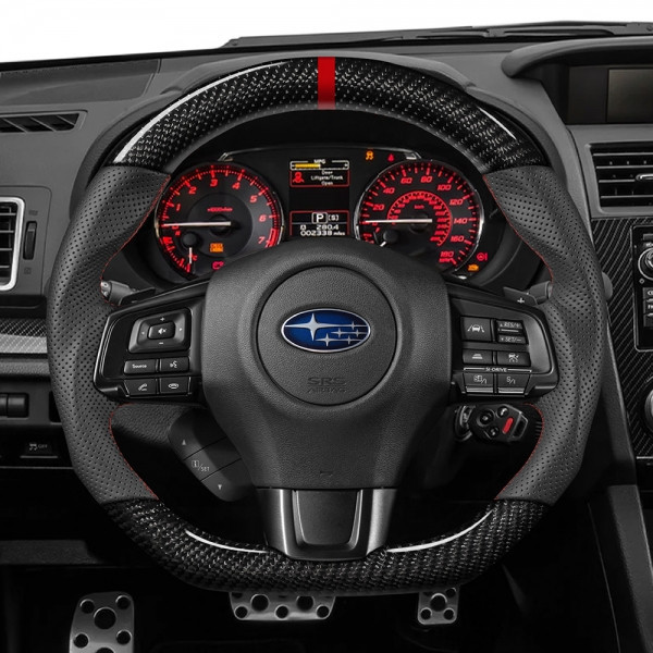 CEEHOR Steering Wheel (Carbon) for 2014-2020 SUBARU WRX/STI/Levorg(VA/VAB/VM) 