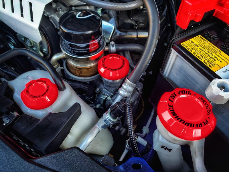 SUYA 鋁合金引擎室飾蓋 For SUBARU 