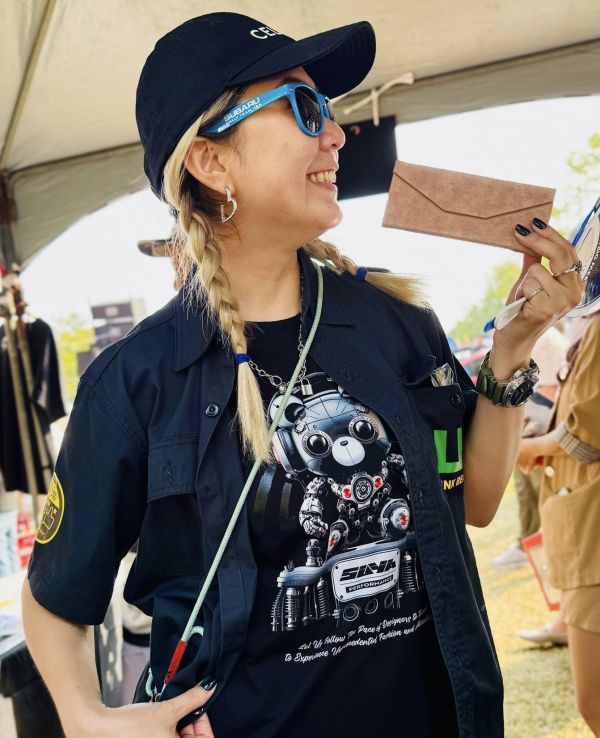 SUYA 機械馬力熊 寬版 短袖T恤 