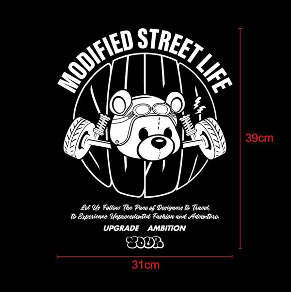 SUYA STREE BEAR Modified Street Life Car Sticker