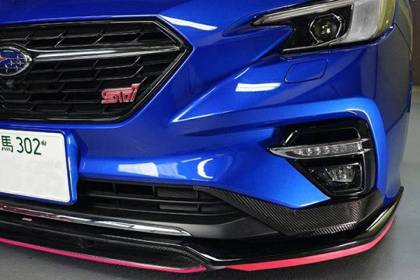AXIS DRY CARBON FRONT BUMPER SIDE COVER For 2023+ SUBARU WRX Wagon (VN) 