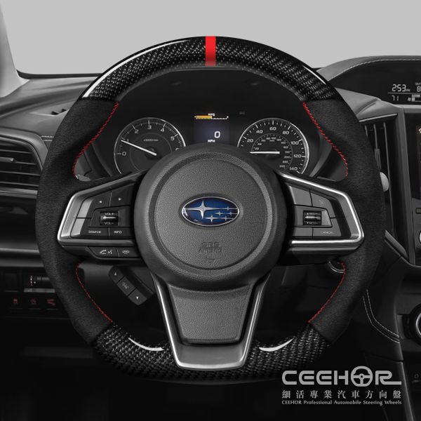 CEEHOR Steering Wheel (Carbon) for 2022+ SUBARU Cross Trek (GU) 