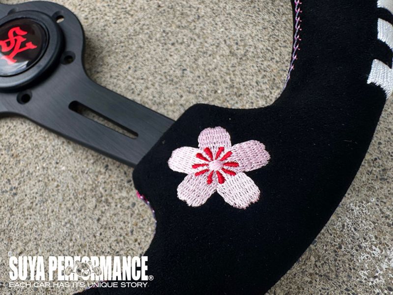 SUYA SPORTS 通用型方向盤 - 夜櫻疾風 