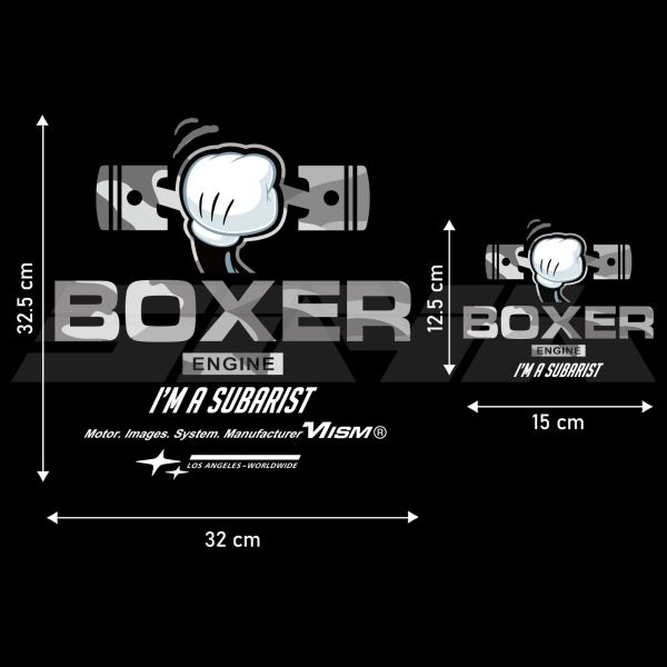 SUYA BOXER Car Stickers 