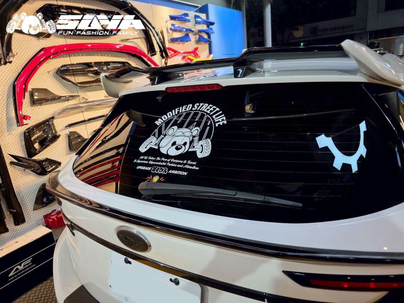 SUYA STREE BEAR Modified Street Life Car Sticker