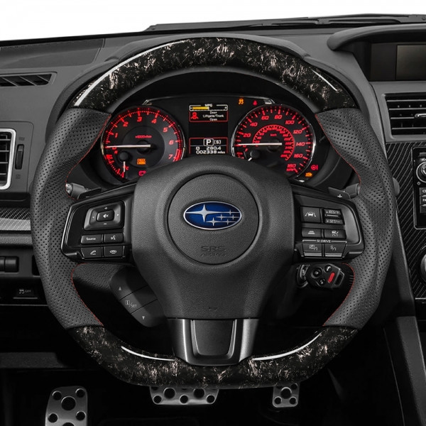 CEEHOR Steering Wheel (Forged Carbon) for 2014-2020 SUBARU WRX/STI/Levorg(VA/VAB/VM) 