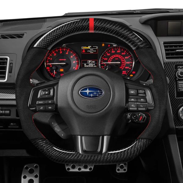 CEEHOR Steering Wheel (Carbon) for 2014-2020 SUBARU WRX/STI/Levorg(VA/VAB/VM) 