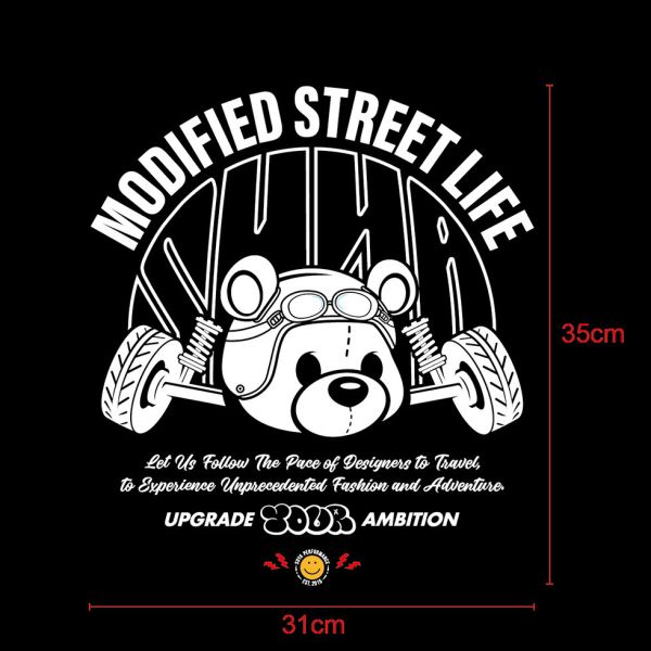 SUYA STREE BEAR Modified Street Life Car Sticker