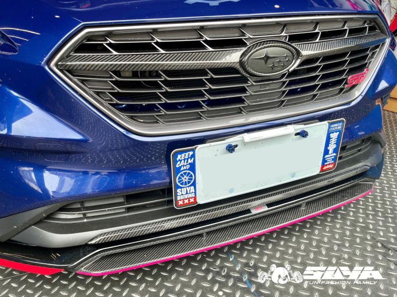 AXIS DRY CARBON FRONT UNDER SPOLIER (Double Layer) For 2023+ SUBARU WRX Wagon (VN) 