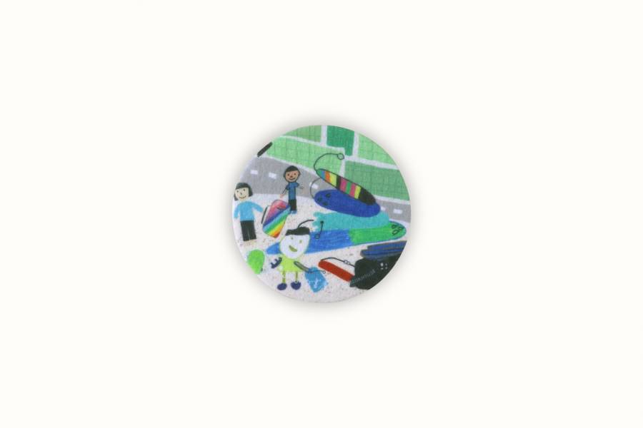 去海邊玩水系列毛氈布隔熱墊 