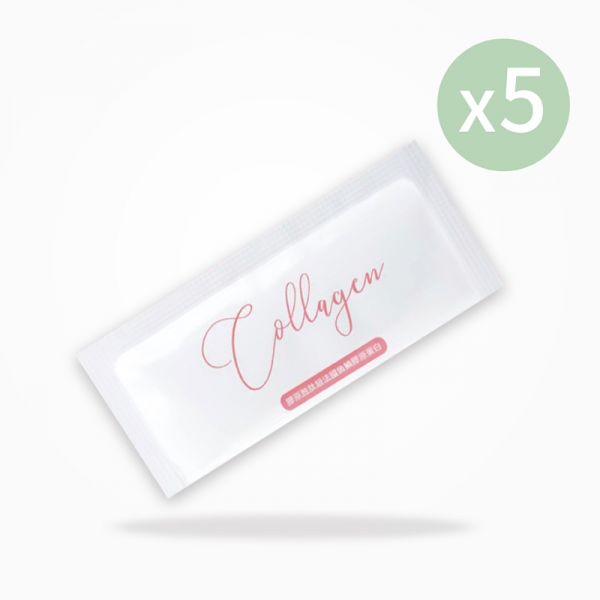 膠原蛋白隨身包 蔓越莓 5包組 (5g/包)  【美好嬌顏】 膠原蛋白,膠原蛋白粉,膠原蛋白飲