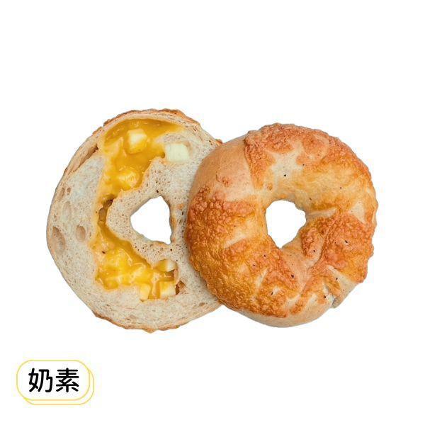 雙倍起士 貝果、早餐、早午餐、點心