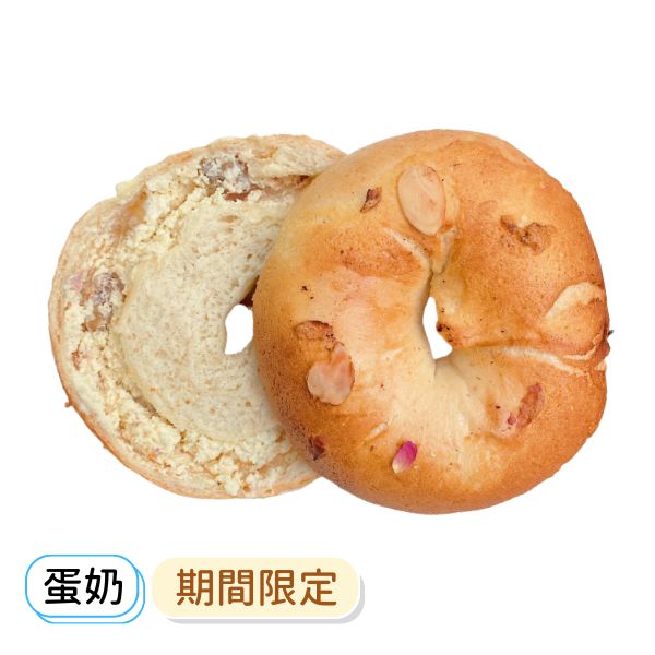 玫瑰海鹽焦糖奶油乳酪 貝果 , 早餐 , 早午餐 , 點心