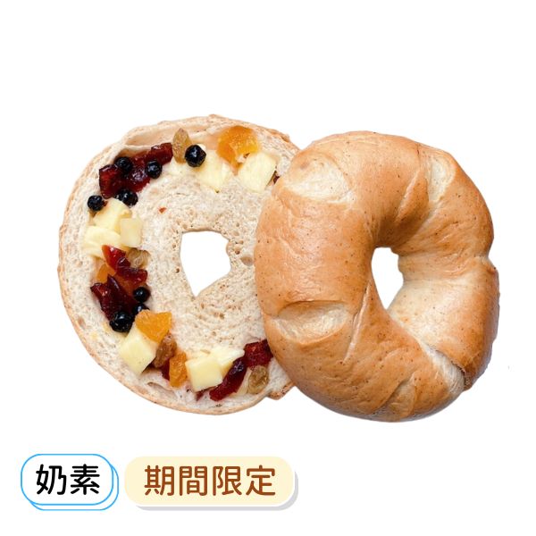 繽紛水果優格 貝果 , 早餐 , 早午餐 , 點心