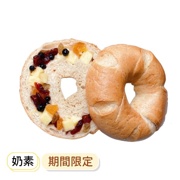 繽紛水果優格 貝果 , 早餐 , 早午餐 , 點心